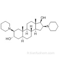 2,16-dipiperidin-1-ylandrosta-3,17-diol CAS 13522-16-2